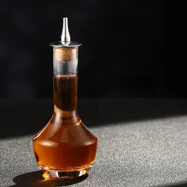 Cocktail Bitters Bottle Vintage Glass