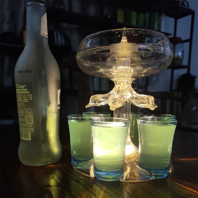 6 Shot Glass Dispenser and Holder