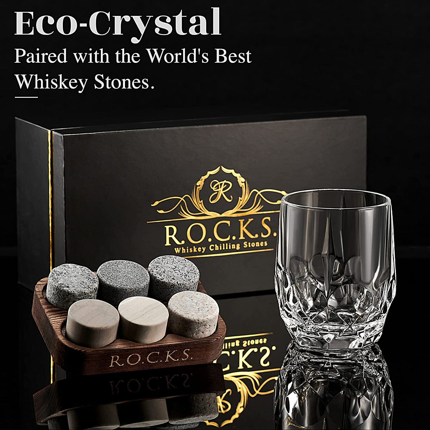 The Connoisseur's Set - Chilling Stones & Iconic Crystal Glass Edition