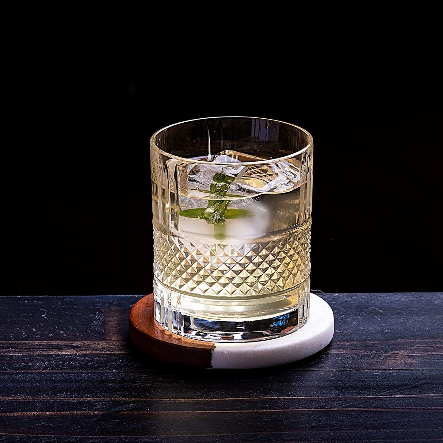 The Connoisseur's Set - Chilling Stones & Reserve Chilling Crystal Glass