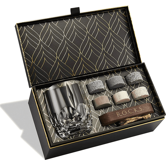 The Connoisseur's Set - Chilling Stones & Iconic Crystal Glass Edition