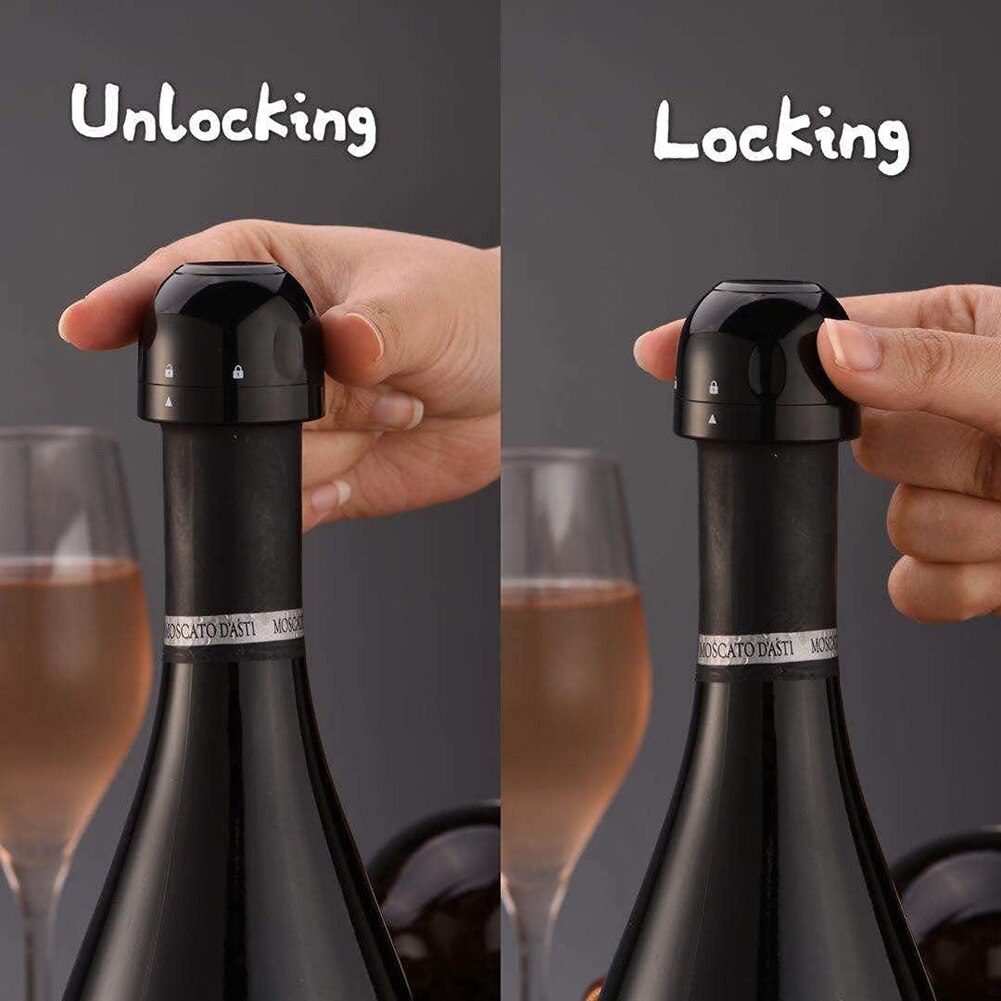 Locking/Unlocking Bottle Stopper